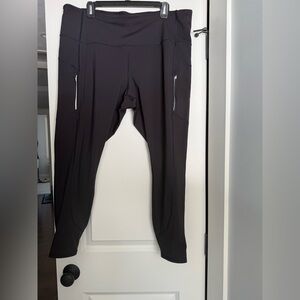 Athleta rainier, high-rise legging, size 2X, black